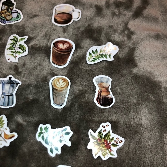 Coffee Theme 22 No Repeat Stickers - Picture 6 of 6